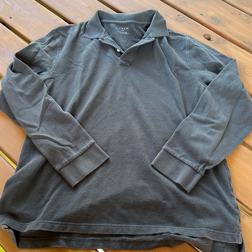 Men’s j.crew factory large polo style long-sleeve